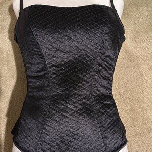 Native intimates Quilted black corset Size 36B
